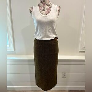 Ralph Lauren Calf-Length Pencil Skirt